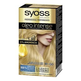Trwała Koloryzacja Syoss Olio Intense Bez amoniaku Nº 10,00 Blond Super Jasny