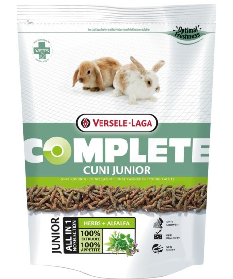 VERSELE LAGA Complete Cuni Junior - Karma dla młodych królików - 8 kg VERSELE LAGA Complete Cuni Junior - Karma dla młodych królików - 8 kg