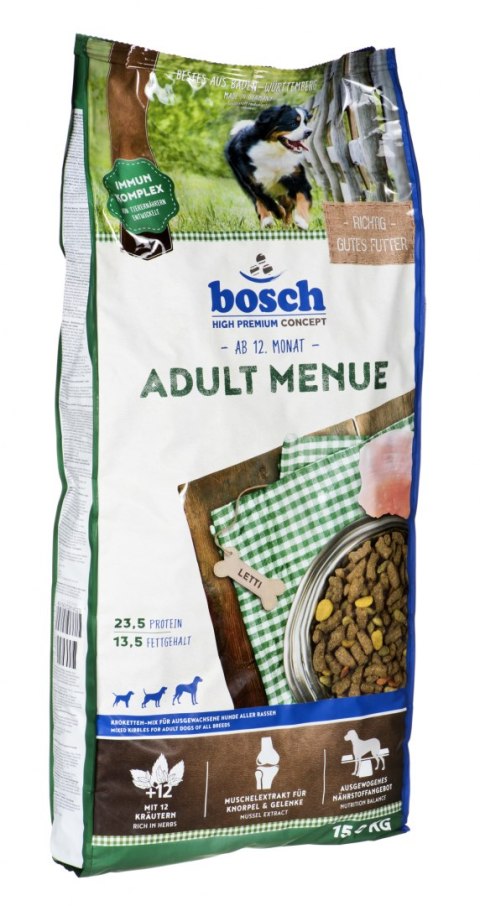 BOSCH Adult Menue - sucha karma dla psa - 15 kg BOSCH Adult Menue - sucha karma dla psa - 15 kg