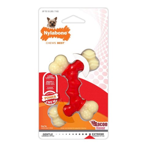 Gryzak dla psa Nylabone Extreme Chew Pojedyńczy Bacon Rozmiar M Nylon Tworzywo termoplastyczne Gryzak dla psa Nylabone Extreme Chew Pojedyńczy Bacon Rozmiar M Nylon Tworzywo termoplastyczne
