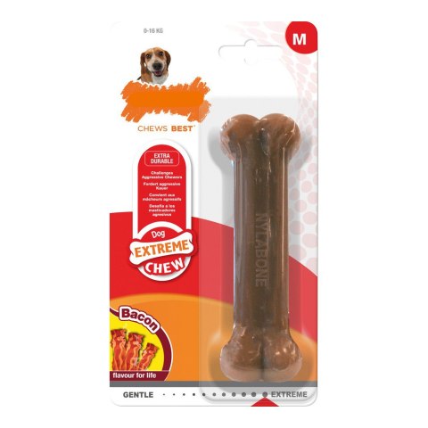 Gryzak dla psa Nylabone Dura Chew Bacon Rozmiar M Nylon