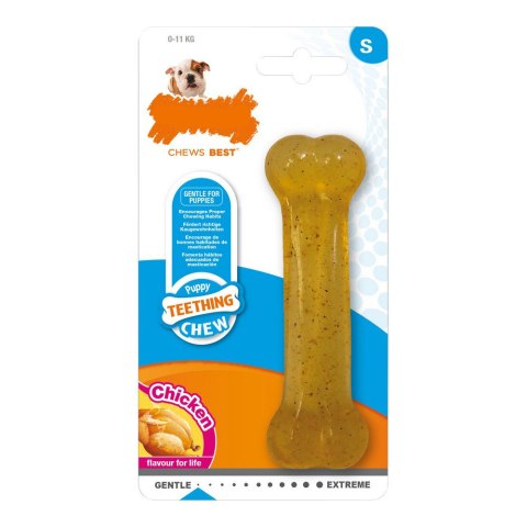 Gryzak dla psa Nylabone Rozmiar M kurczak Tworzywo termoplastyczne Szczeniaki Gryzak dla psa Nylabone Rozmiar M kurczak Tworzywo termoplastyczne Szczeniaki