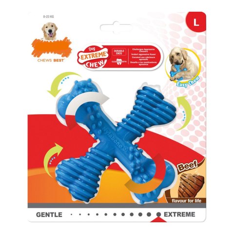 Gryzak dla psa Nylabone Dura Chew Krzyż Rozmiar L Nylon Wołowina Gryzak dla psa Nylabone Dura Chew Krzyż Rozmiar L Nylon Wołowina