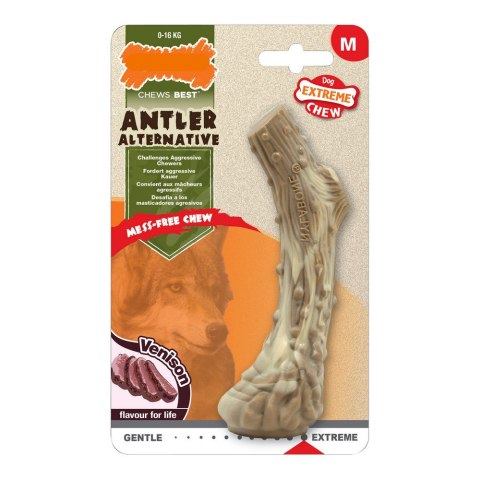 Gryzak dla psa Nylabone Dura Chew Róg Rozmiar M Nylon Jeleń Gryzak dla psa Nylabone Dura Chew Róg Rozmiar M Nylon Jeleń