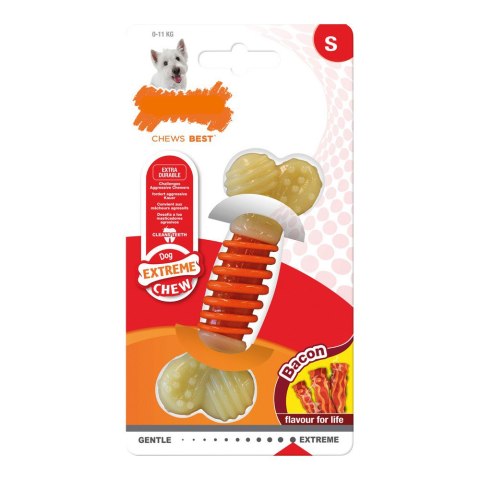 Gryzak dla psa Nylabone Extreme Chew Pro Action Bacon Rozmiar S Nylon