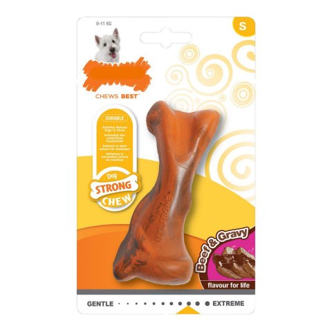 Gryzak dla psa Nylabone Strong Chew Sos Mięso Gumowy Rozmiar S