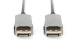 Kabel połączeniowy hybrydowy AOC DisplayPort 1.4 8K/60Hz UHD DP/DP M/M 30m Czarny