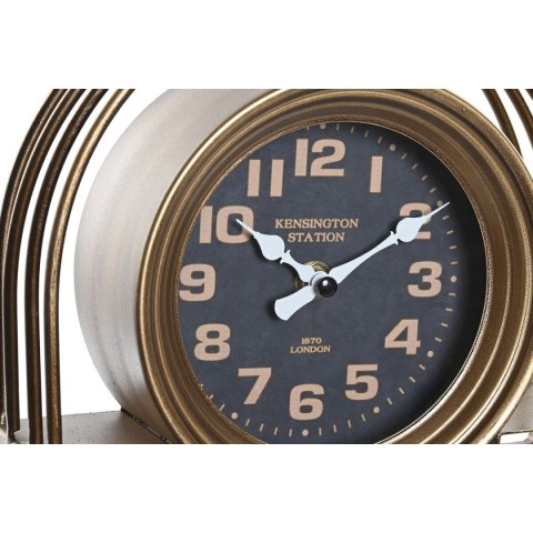 Stolné hodiny DKD Home Decor 25 x 8 x 31 cm Szkło Czarny Złoty Żelazo Tradycyjny Stolné hodiny DKD Home Decor 25 x 8 x 31 cm Szkło Czarny Złoty Żelazo Tradycyjny