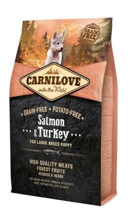 Carnilove Salmon&Turkey Puppies Large 4kg
