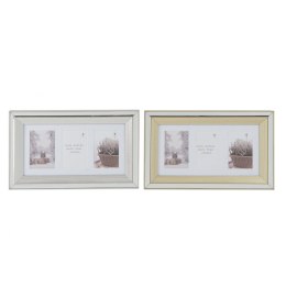 Ramka na Zdjęcia DKD Home Decor Szkło polistyrenu Złoty Srebrzysty Tradycyjny 47 x 2 x 29 cm (2 Sztuk)