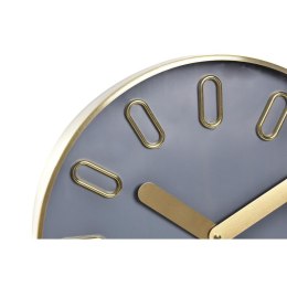 Zegar Ścienny DKD Home Decor 35,5 x 4,2 x 35,5 cm Szkło Szary Złoty Aluminium Biały Nowoczesny (2 Sztuk)