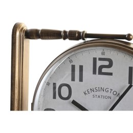 Zegar Ścienny DKD Home Decor Szkło Złoty Biały Żelazo (36 x 9 x 38 cm)