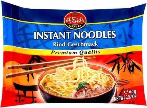 Asia Gold Wołowina z Makaronem Błyskawicznym 60 g Asia Gold Wołowina z Makaronem Błyskawicznym 60 g