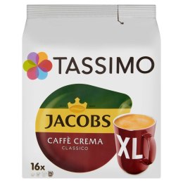 KAPSUŁKI TASSIMO 16szt JACOBS CAFFE CREMA CLAS XL 132,8G/5