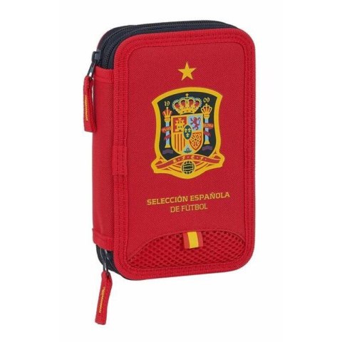 Piórnik Podwójny RFEF M854 Czerwony 12.5 x 19.5 x 4 cm (28 Części)