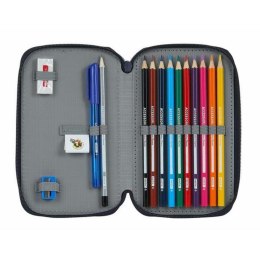 Piórnik Podwójny RFEF M854 Czerwony Sportowe 28 Części 12.5 x 19.5 x 4 cm