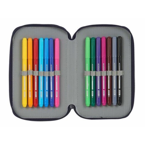 Piórnik Podwójny RFEF M854 Czerwony 12.5 x 19.5 x 4 cm (28 Części) Piórnik Podwójny RFEF M854 Czerwony 12.5 x 19.5 x 4 cm (28 Części)