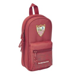 Piórnik w kształcie Plecaka Sevilla Fútbol Club SAF411956747 Czerwony 12 x 23 x 5 cm (33 Części)