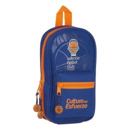 Piórnik w kształcie Plecaka Valencia Basket M847 Niebieski Pomarańczowy 12 x 23 x 5 cm