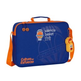 Torba szkolna Valencia Basket Niebieski Pomarańczowy (38 x 28 x 6 cm)