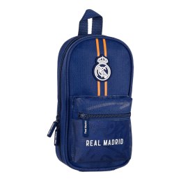 Piórnik w kształcie Plecaka Real Madrid C.F. Niebieski (12 x 23 x 5 cm) (33 Części)