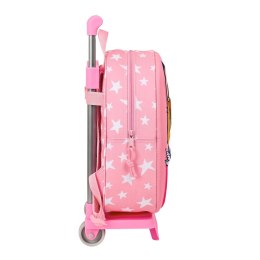 Plecak szkolny 3D z kółkami Disney M020H Różowy 27 x 32 x 10 cm