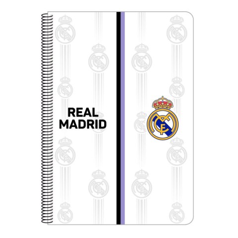 Notatnik Real Madrid C.F. Czarny Biały A4
