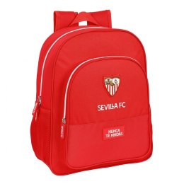 Plecak szkolny Sevilla Fútbol Club Czerwony (32 x 38 x 12 cm)