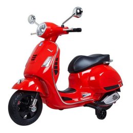 Motocykl Vespa Czerwony Elektryczna 30W